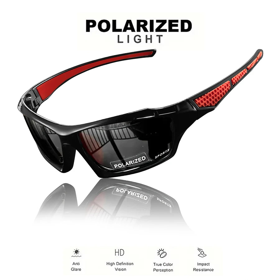 Polarized Sports Sunglasses — UV400 Round Frame for Men & Women