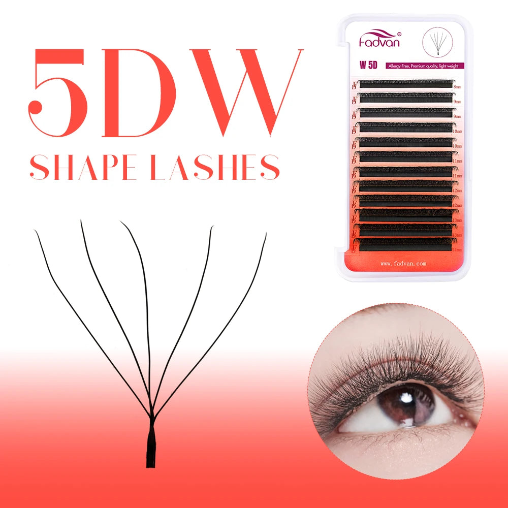 FADVAN Premade Volume Lash Fans — Faux Mink Eyelash Extensions