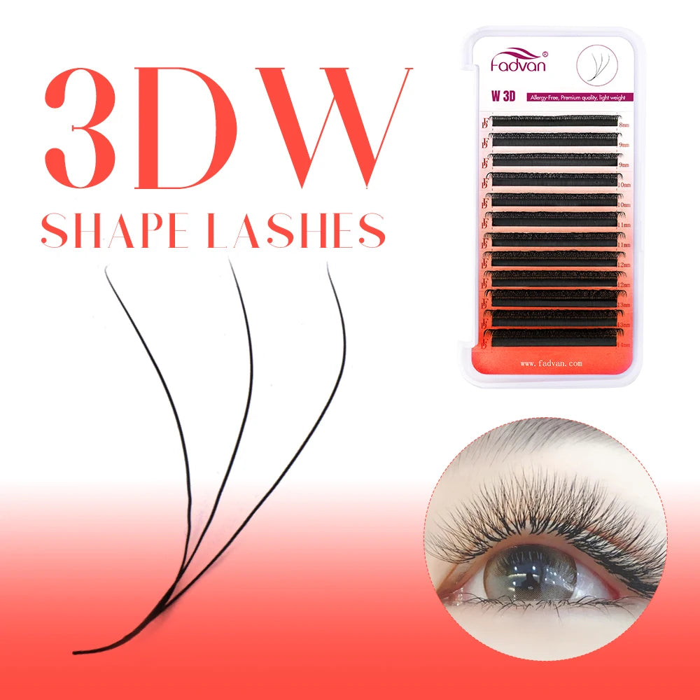 FADVAN Premade Volume Lash Fans — Faux Mink Eyelash Extensions