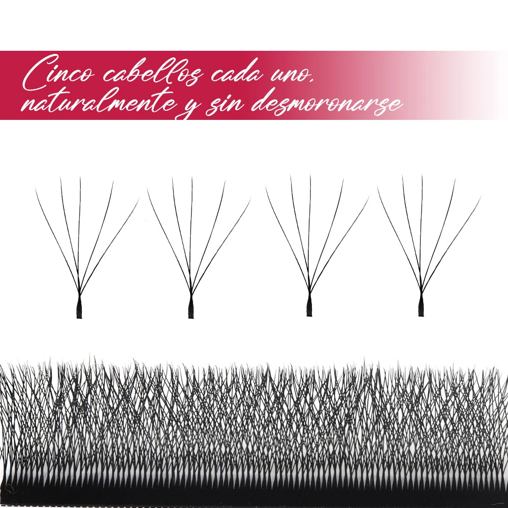 FADVAN Premade Volume Lash Fans — Faux Mink Eyelash Extensions
