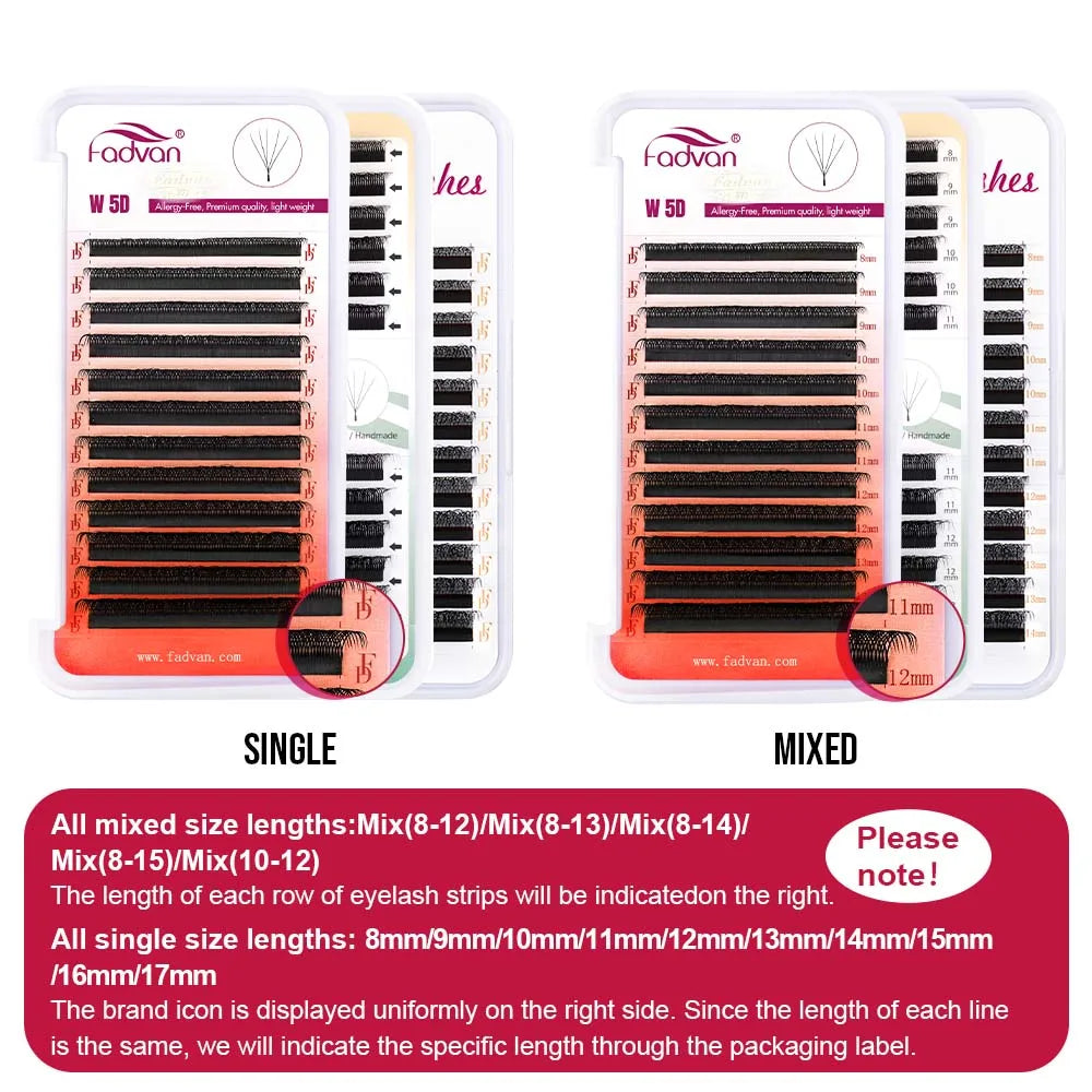 FADVAN Premade Volume Lash Fans — Faux Mink Eyelash Extensions