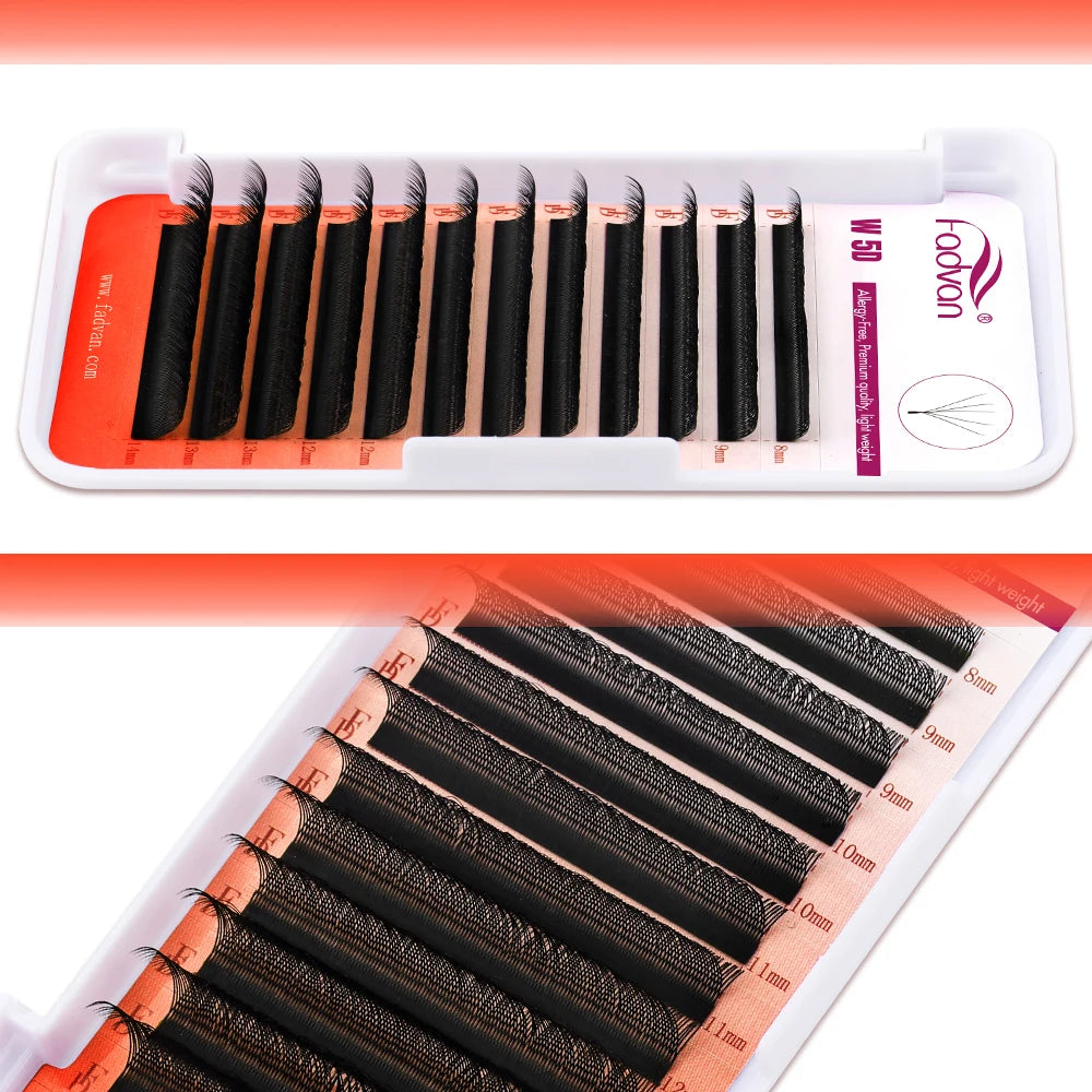 FADVAN Premade Volume Lash Fans — Faux Mink Eyelash Extensions