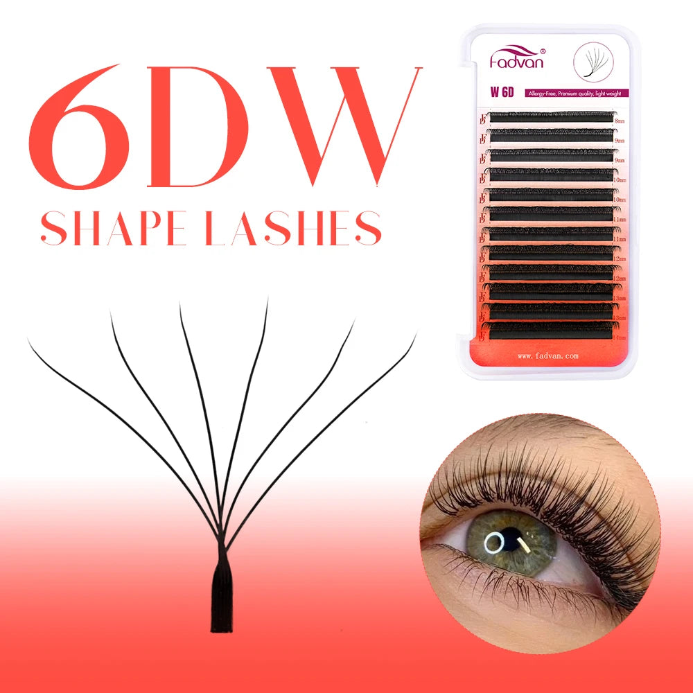 FADVAN Premade Volume Lash Fans — Faux Mink Eyelash Extensions