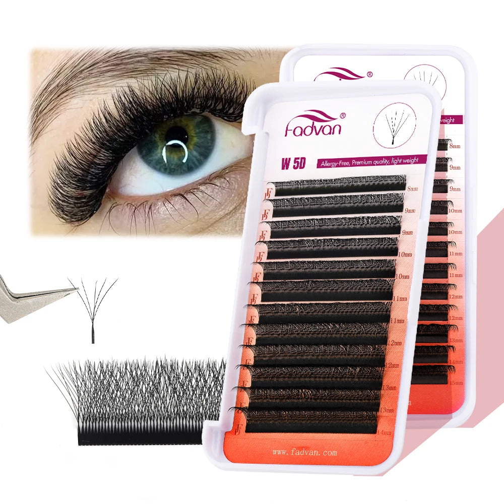 FADVAN Premade Volume Lash Fans — Faux Mink Eyelash Extensions