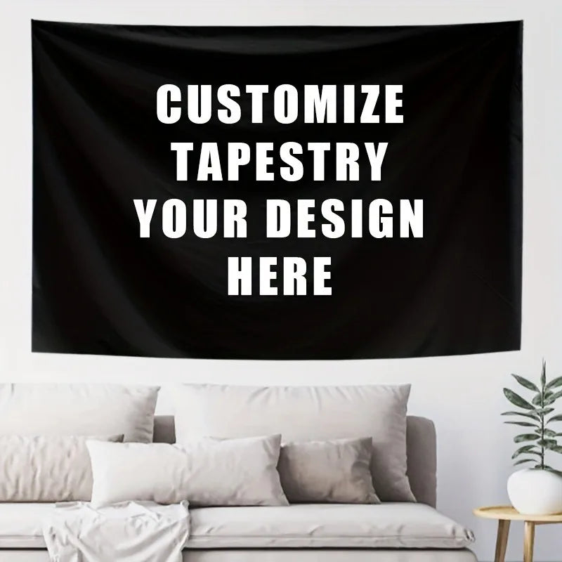 Custom Photo Tapestry — Personalized Wall Hanging for Any Occasion