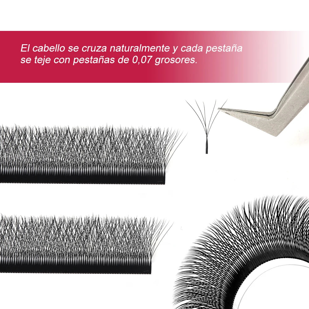 FADVAN Premade Volume Lash Fans — Faux Mink Eyelash Extensions