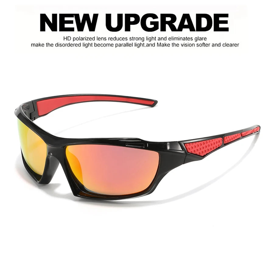 Polarized Sports Sunglasses — UV400 Round Frame for Men & Women