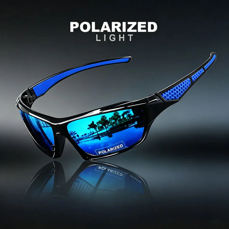 Polarized Sports Sunglasses — UV400 Round Frame for Men & Women
