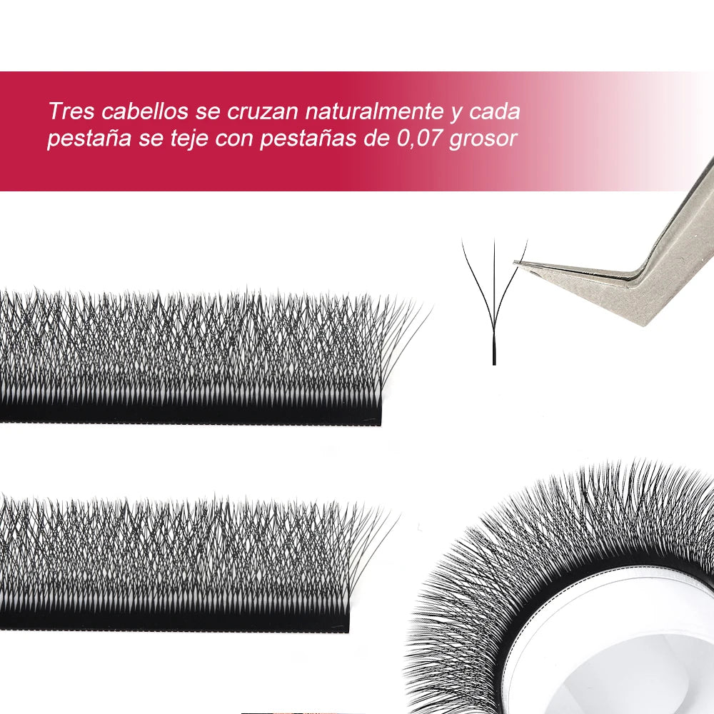 FADVAN Premade Volume Lash Fans — Faux Mink Eyelash Extensions