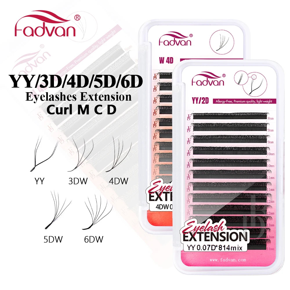 FADVAN Premade Volume Lash Fans — Faux Mink Eyelash Extensions