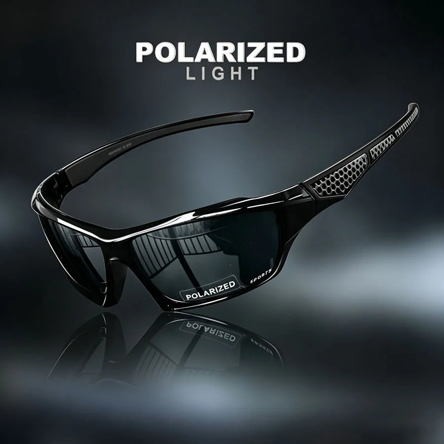 Polarized Sports Sunglasses — UV400 Round Frame for Men & Women