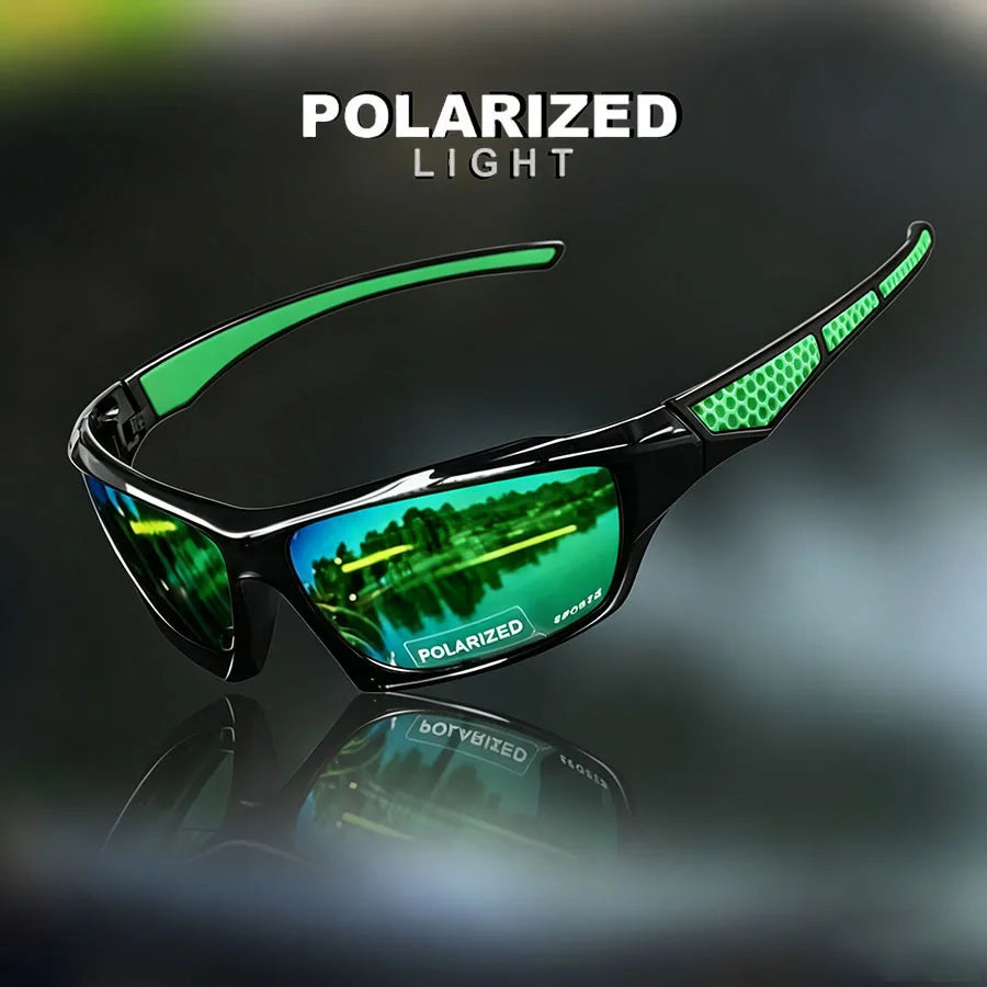 Polarized Sports Sunglasses — UV400 Round Frame for Men & Women