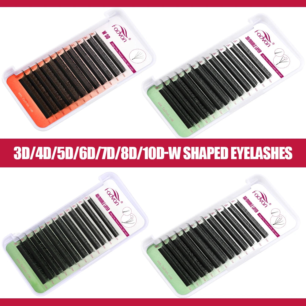 FADVAN Premade Volume Lash Fans — Faux Mink Eyelash Extensions