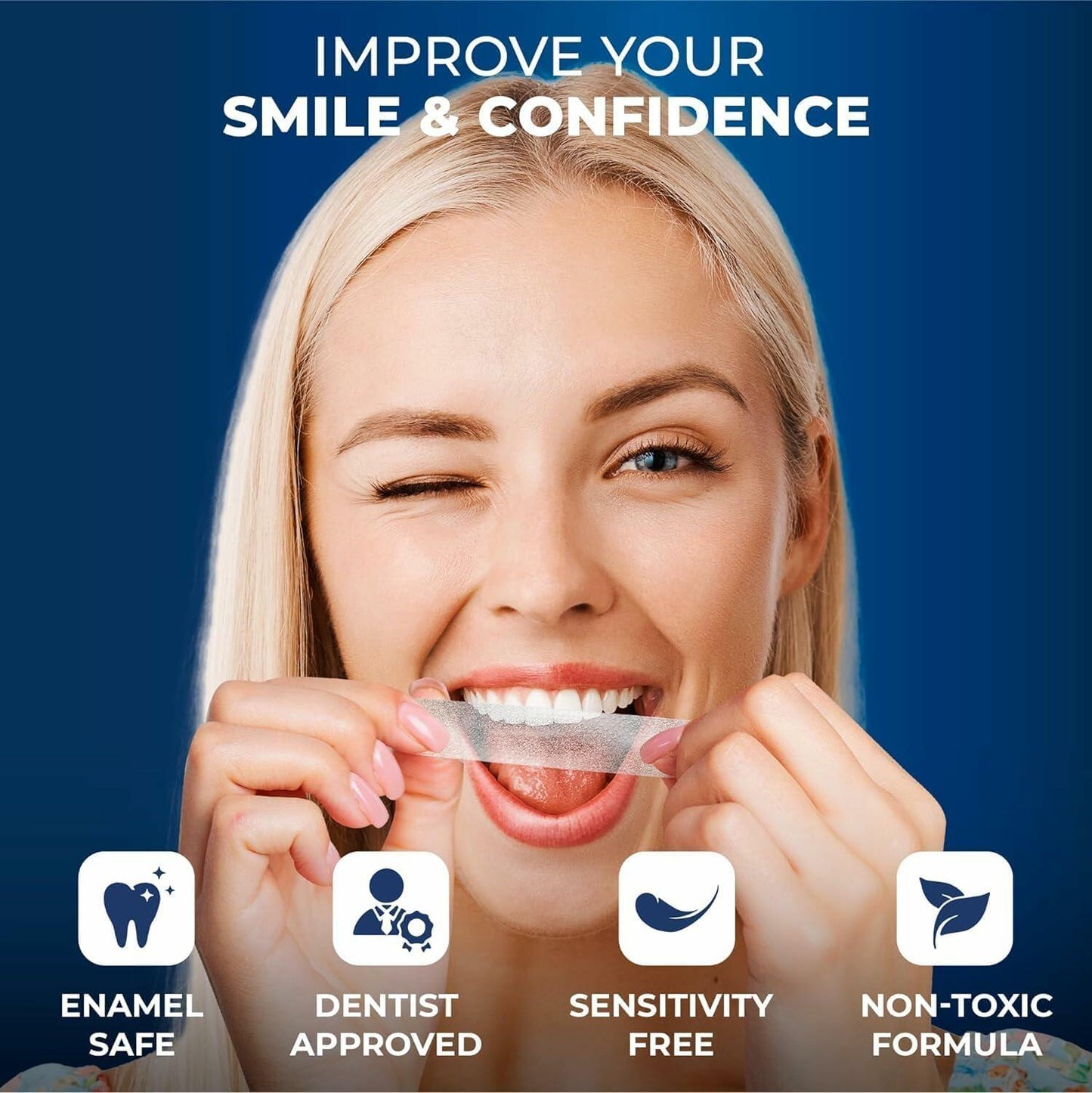 BetterWhite Teeth Whitening Strips — Peroxide-Free, 7-Day Treatment
