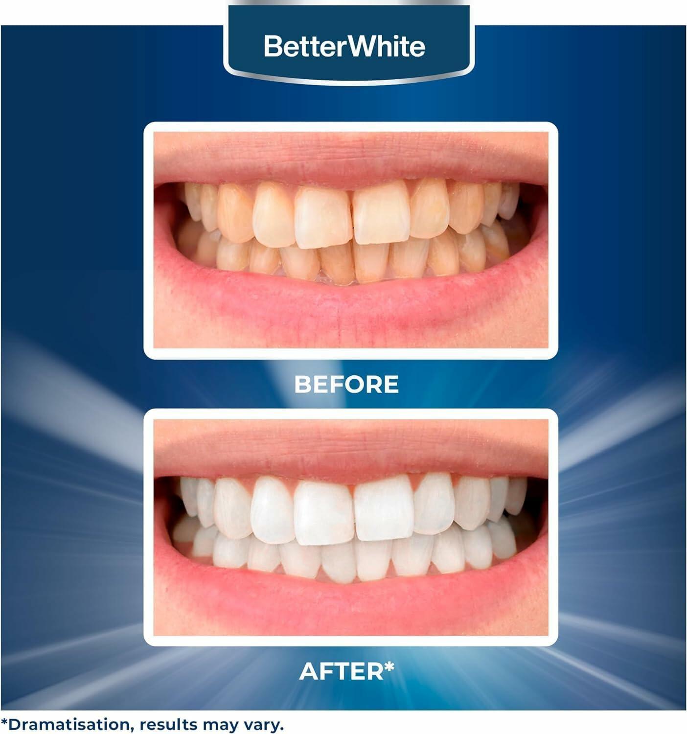 BetterWhite Teeth Whitening Strips — Peroxide-Free, 7-Day Treatment